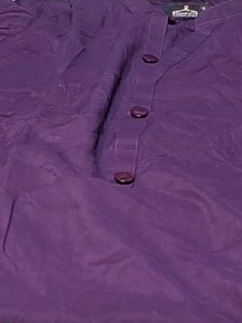 Purple Button-Up Shirt - Picture 10 of 10